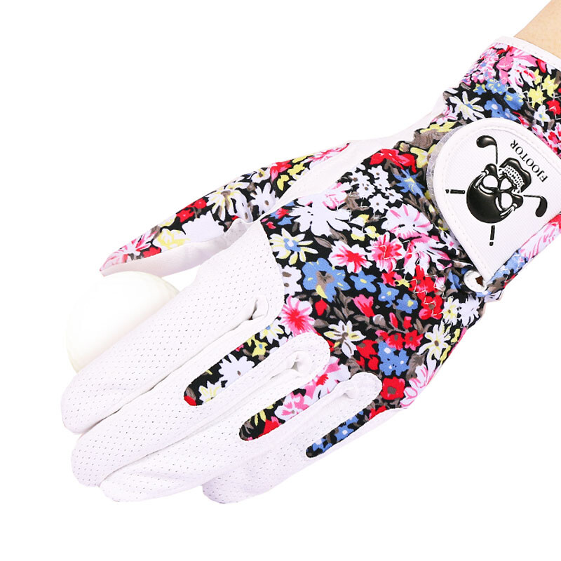 Moteriškos golfo pirštinės Šaunūs modeliai Vėdinimas Kvėpuojantis avinėlio odos golfo pirštinės, atsparios nusidėvėjimui, plaunamos