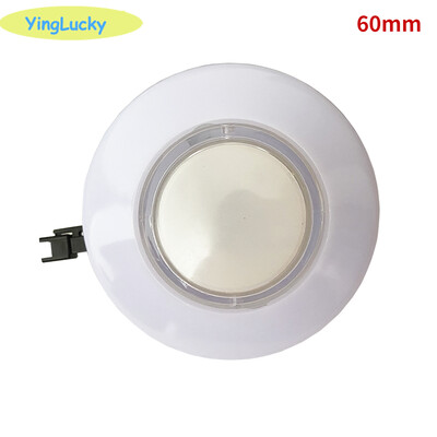 1gb Arkādes LED poga 12V Krāsains kāju celtņa leļļu mašīnai LED pogas 45mm 60mm 80mm 76mm