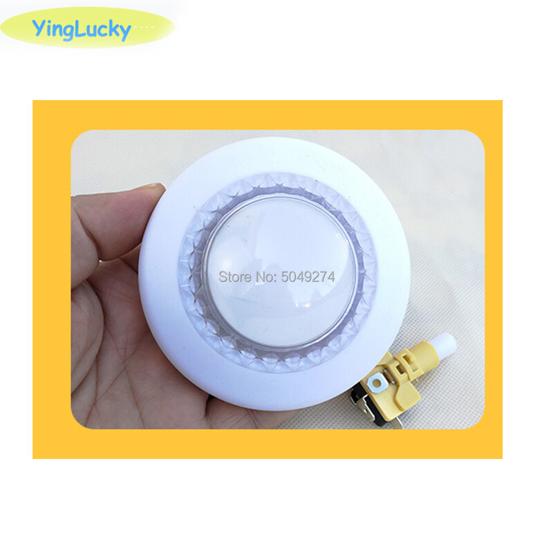 1gb Arkādes LED poga 12V Krāsains kāju celtņa leļļu mašīnai LED pogas 45mm 60mm 80mm 76mm