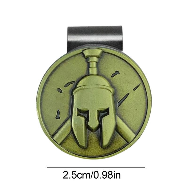 Golyójelölő kalapcsipesz fém golflabda jelölő sapkával Kiegészítő Golf kiegészítők Férfi Női Golfozó Golf Kalapokhoz Nadrág