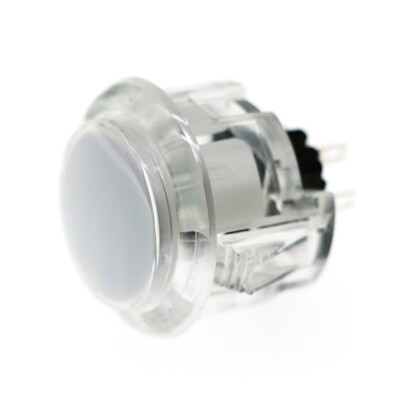 Clear Push Button 24mm 30mm Ανθεκτική κονσόλα βιντεοπαιχνιδιών Multicade Αντιγραφή Sanwa Obsc Hitbox Controller Tablero Arcade Pc Neo Geo
