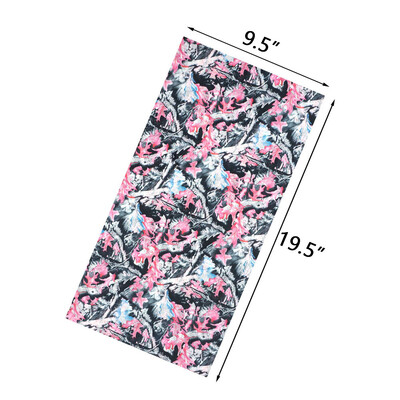 Ροζ απρόσκοπτη εξωτερική μπαντάνα ποδηλατικό κάλυμμα λαιμού γκέτα Γυναικείες κεφαλές για τρέξιμο με κεφαλή κεφαλής για κάμπινγκ μάσκα προσώπου Κασκόλ πεζοπορίας