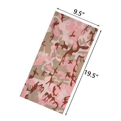 Ροζ απρόσκοπτη εξωτερική μπαντάνα ποδηλατικό κάλυμμα λαιμού γκέτα Γυναικείες κεφαλές για τρέξιμο με κεφαλή κεφαλής για κάμπινγκ μάσκα προσώπου Κασκόλ πεζοπορίας