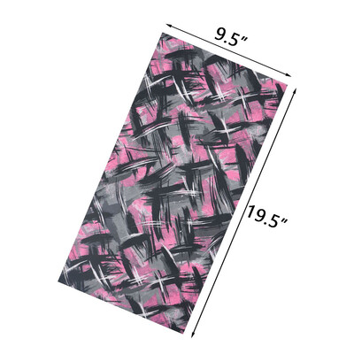 Ροζ απρόσκοπτη εξωτερική μπαντάνα ποδηλατικό κάλυμμα λαιμού γκέτα Γυναικείες κεφαλές για τρέξιμο με κεφαλή κεφαλής για κάμπινγκ μάσκα προσώπου Κασκόλ πεζοπορίας