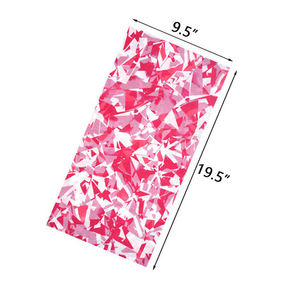 Ροζ απρόσκοπτη εξωτερική μπαντάνα ποδηλατικό κάλυμμα λαιμού γκέτα Γυναικείες κεφαλές για τρέξιμο με κεφαλή κεφαλής για κάμπινγκ μάσκα προσώπου Κασκόλ πεζοπορίας