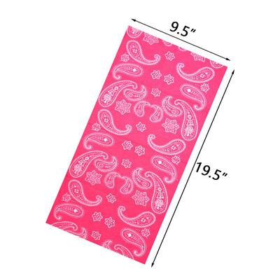 Ροζ απρόσκοπτη εξωτερική μπαντάνα ποδηλατικό κάλυμμα λαιμού γκέτα Γυναικείες κεφαλές για τρέξιμο με κεφαλή κεφαλής για κάμπινγκ μάσκα προσώπου Κασκόλ πεζοπορίας