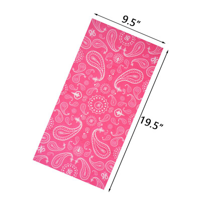 Ροζ απρόσκοπτη εξωτερική μπαντάνα ποδηλατικό κάλυμμα λαιμού γκέτα Γυναικείες κεφαλές για τρέξιμο με κεφαλή κεφαλής για κάμπινγκ μάσκα προσώπου Κασκόλ πεζοπορίας