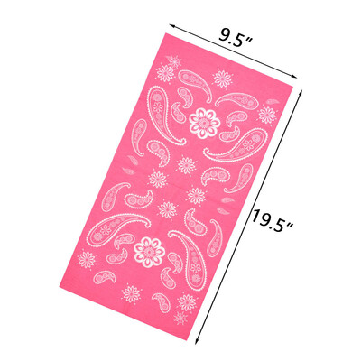 Ροζ απρόσκοπτη εξωτερική μπαντάνα ποδηλατικό κάλυμμα λαιμού γκέτα Γυναικείες κεφαλές για τρέξιμο με κεφαλή κεφαλής για κάμπινγκ μάσκα προσώπου Κασκόλ πεζοπορίας