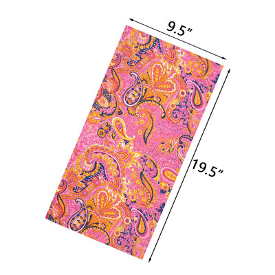 Ροζ απρόσκοπτη εξωτερική μπαντάνα ποδηλατικό κάλυμμα λαιμού γκέτα Γυναικείες κεφαλές για τρέξιμο με κεφαλή κεφαλής για κάμπινγκ μάσκα προσώπου Κασκόλ πεζοπορίας