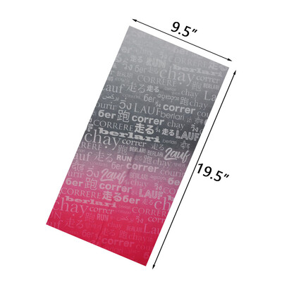 Ροζ απρόσκοπτη εξωτερική μπαντάνα ποδηλατικό κάλυμμα λαιμού γκέτα Γυναικείες κεφαλές για τρέξιμο με κεφαλή κεφαλής για κάμπινγκ μάσκα προσώπου Κασκόλ πεζοπορίας