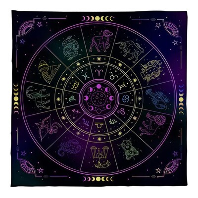 50x50/60x60/75x75cm Ταρώ Τραπεζομάντιλο Μαντιλάκια Επιτραπέζιο Παιχνίδι Oracles Card Pad