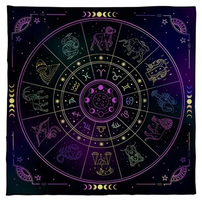 50x50/60x60/75x75cm Ταρώ Τραπεζομάντιλο Μαντιλάκια Επιτραπέζιο Παιχνίδι Oracles Card Pad