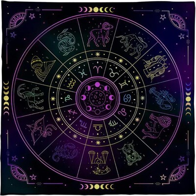 50x50/60x60/75x75cm Ταρώ Τραπεζομάντιλο Μαντιλάκια Επιτραπέζιο Παιχνίδι Oracles Card Pad