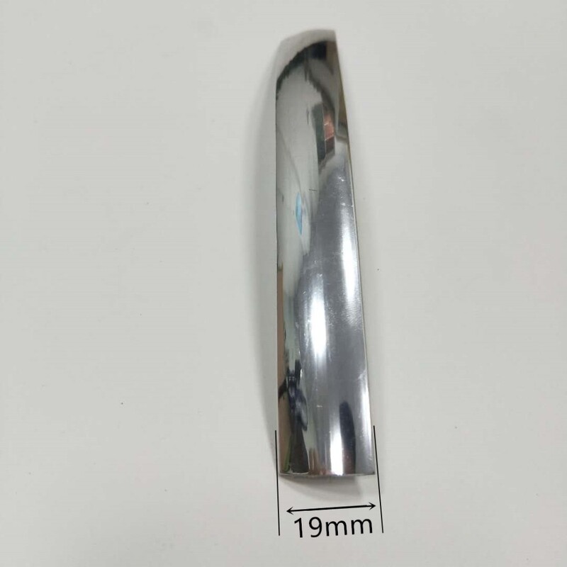 16.4ft 5m duljine 16mm/19mm širine plastične T-ukrasne T-ukrasne letvice za kućište stroja za arkadne igre MAME krom/crno