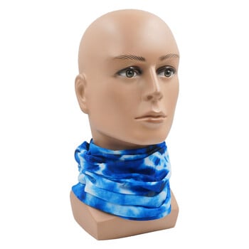 Tie-Dye Spiral Printed Colorful Neck Gaiter Дишаща дамска маска за лице Бандана Безшевна многофункционална лента за коса Глава Балаклава