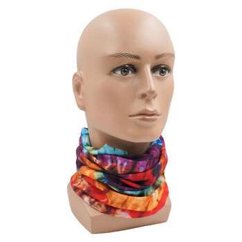 Tie-Dye Spiral Printed Colorful Neck Gaiter Дишаща дамска маска за лице Бандана Безшевна многофункционална лента за коса Глава Балаклава