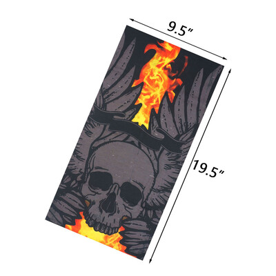 Κάλυμμα ποδηλασίας με αντηλιακό σωλήνα με μοτίβο κρανίου Μπαντάνα Balaclava εξωτερικού χώρου για γυναίκες Αξεσουάρ δώρου απόκριες για ποδηλασία για κάμπινγκ