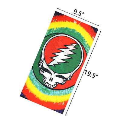 Κάλυμμα ποδηλασίας με αντηλιακό σωλήνα με μοτίβο κρανίου Μπαντάνα Balaclava εξωτερικού χώρου για γυναίκες Αξεσουάρ δώρου απόκριες για ποδηλασία για κάμπινγκ