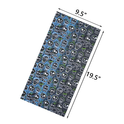 Κάλυμμα ποδηλασίας με αντηλιακό σωλήνα με μοτίβο κρανίου Μπαντάνα Balaclava εξωτερικού χώρου για γυναίκες Αξεσουάρ δώρου απόκριες για ποδηλασία για κάμπινγκ