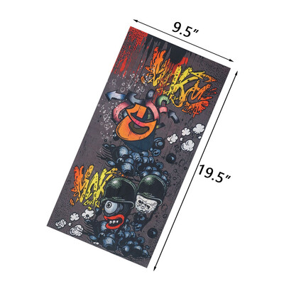 Κάλυμμα ποδηλασίας με αντηλιακό σωλήνα με μοτίβο κρανίου Μπαντάνα Balaclava εξωτερικού χώρου για γυναίκες Αξεσουάρ δώρου απόκριες για ποδηλασία για κάμπινγκ