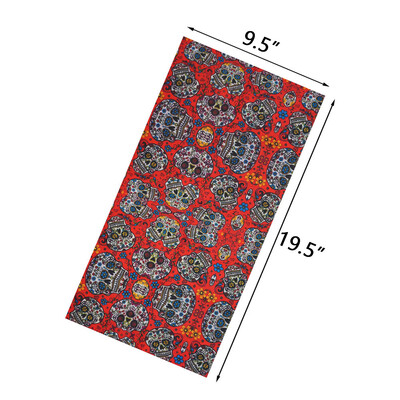 Κάλυμμα ποδηλασίας με αντηλιακό σωλήνα με μοτίβο κρανίου Μπαντάνα Balaclava εξωτερικού χώρου για γυναίκες Αξεσουάρ δώρου απόκριες για ποδηλασία για κάμπινγκ