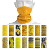 Tubasti maramica svijetlih boja Ženske sportske na otvorenom Bandana rukavice Žuta biciklistička marama Planinarska traka za trčanje Muška maska za lice