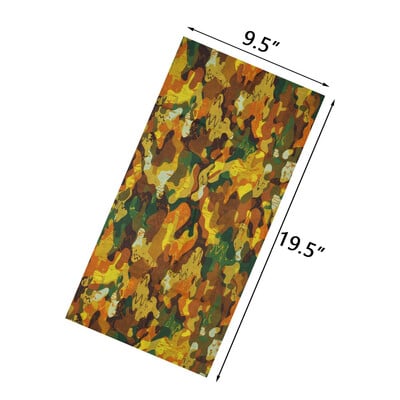 Tubasti maramica svijetlih boja Ženske sportske na otvorenom Bandana rukavice Žuta biciklistička marama Planinarska traka za trčanje Muška maska za lice