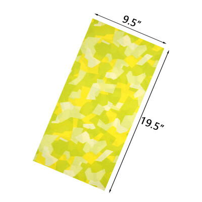 Tubasti maramica svijetlih boja Ženske sportske na otvorenom Bandana rukavice Žuta biciklistička marama Planinarska traka za trčanje Muška maska za lice