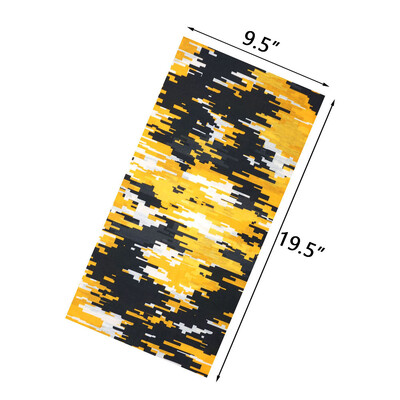 Tubasti maramica svijetlih boja Ženske sportske na otvorenom Bandana rukavice Žuta biciklistička marama Planinarska traka za trčanje Muška maska za lice