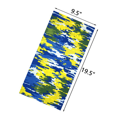 Tubasti maramica svijetlih boja Ženske sportske na otvorenom Bandana rukavice Žuta biciklistička marama Planinarska traka za trčanje Muška maska za lice