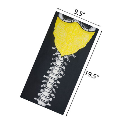 Tubasti maramica svijetlih boja Ženske sportske na otvorenom Bandana rukavice Žuta biciklistička marama Planinarska traka za trčanje Muška maska za lice