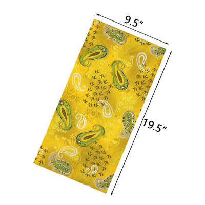 Tubasti maramica svijetlih boja Ženske sportske na otvorenom Bandana rukavice Žuta biciklistička marama Planinarska traka za trčanje Muška maska za lice