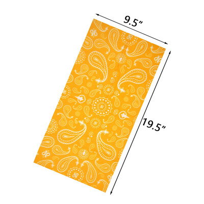 Tubasti maramica svijetlih boja Ženske sportske na otvorenom Bandana rukavice Žuta biciklistička marama Planinarska traka za trčanje Muška maska za lice