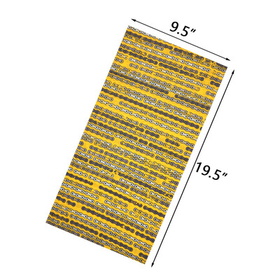 Tubasti maramica svijetlih boja Ženske sportske na otvorenom Bandana rukavice Žuta biciklistička marama Planinarska traka za trčanje Muška maska za lice