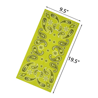 Tubasti maramica svijetlih boja Ženske sportske na otvorenom Bandana rukavice Žuta biciklistička marama Planinarska traka za trčanje Muška maska za lice