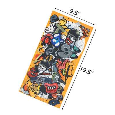 Tubasti maramica svijetlih boja Ženske sportske na otvorenom Bandana rukavice Žuta biciklistička marama Planinarska traka za trčanje Muška maska za lice