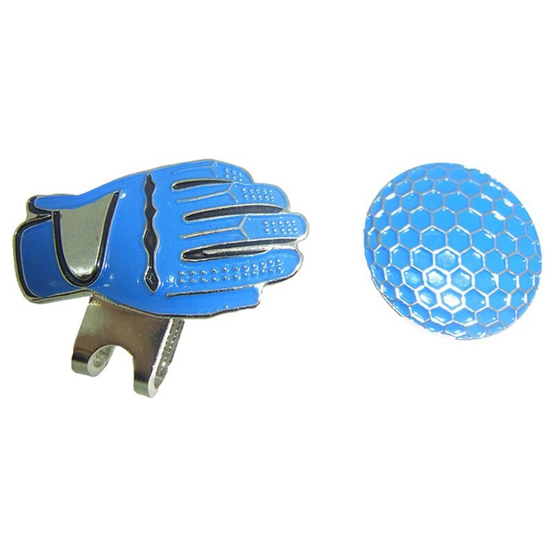 Golfsapka-sapka, célzó golflabda célzó golflabda célzó jelző mágneses kesztyűs sapka sapkával, napellenző klip edzést segítő szerszámok