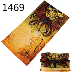 1451-1500 Outdoor Magic Bandana Cycling Sunshade Κασκόλ Πολυεστερικό κάλυμμα λαιμού πεζοπορίας Fishing Αντιανεμικό Headband Μάσκα πολλαπλών χρήσεων
