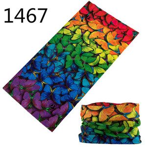 1451-1500 Outdoor Magic Bandana Cycling Sunshade Κασκόλ Πολυεστερικό κάλυμμα λαιμού πεζοπορίας Fishing Αντιανεμικό Headband Μάσκα πολλαπλών χρήσεων
