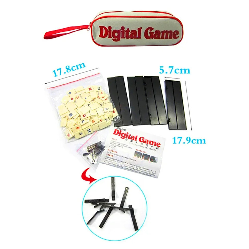 Klasična društvena igra s brzim kretanjem Remi Pločica 2-4 osobe Israel Mahjong Digitalna igra Najtoplija igra za zabave Prijenosna