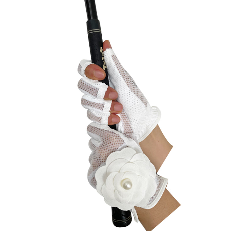 BLACK CLOVER Jaunie dāmu golfa cimdi ar kailām dūrieniem ir stilīgi, ērti, elpojoši, neslīdoši un nodilumizturīgi.