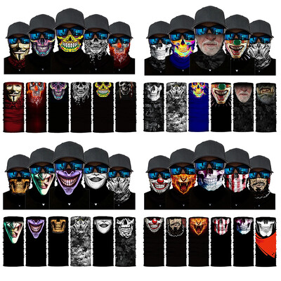 Κασκόλ 10 τεμαχίων ποδηλάτου μπαντάνα χωρίς ραφή Τακτικό κάλυμμα λαιμού Ποδηλατική μάσκα προσώπου σκι Balaclava για άνδρες Μοτοσικλέτα Πεζοπορία Ψάρεμα