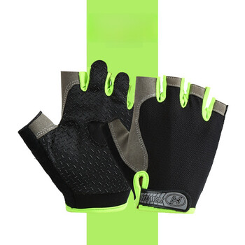 Ръкавици за голф Облекло за мъже Gym Cycling Anti-Slip Anti-Sweat Women Half Finger Reathable Anti-shock Sport Bicycle Motorcycle Glove