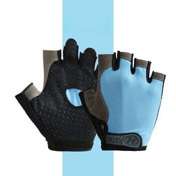 Ръкавици за голф Облекло за мъже Gym Cycling Anti-Slip Anti-Sweat Women Half Finger Reathable Anti-shock Sport Bicycle Motorcycle Glove