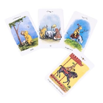 81Pcs Oracle Card Tarot Deck Card Game Wisdom of Bear Tarot Настолна игра с карти Гадаене на карти Инструменти за гадаене