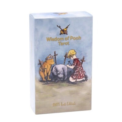 81vnt Oracle kortų taro kaladė kortų žaidimas Meškos išmintis Taro stalo kortų žaidimas Bėrimo kortomis įrankiai