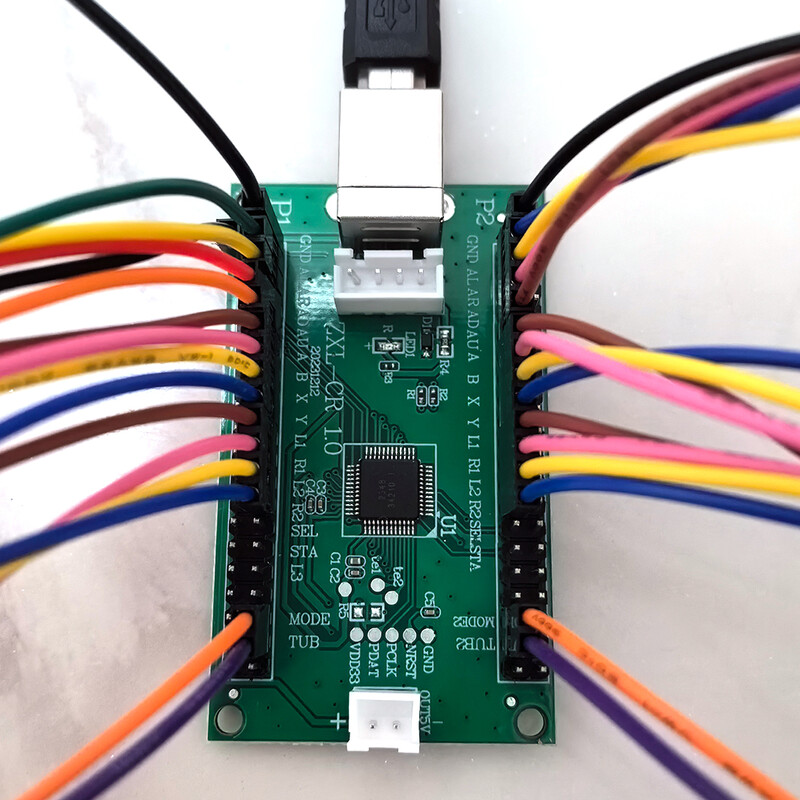 ZXL Twin Players PC Android USB ploča s gumbom Stick Kabel Kontroler za arkadne igre Enkoder s nultom odgodom Enkoder za kontrolu joysticka