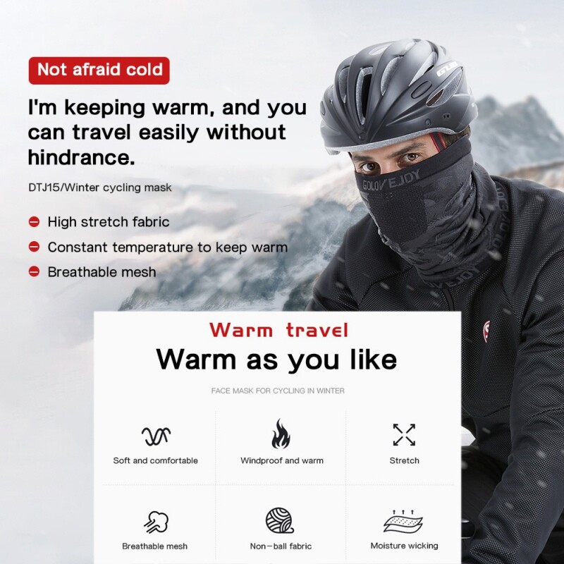 Χειμερινή αντιανεμική μάσκα κάλυμμα λαιμού Θερμότερη γκέτα ποδηλάτου ποδηλάτου με σωλήνα σκι Κασκόλ πεζοπορίας Αναπνεύσιμες μάσκες για γυναίκες άνδρες