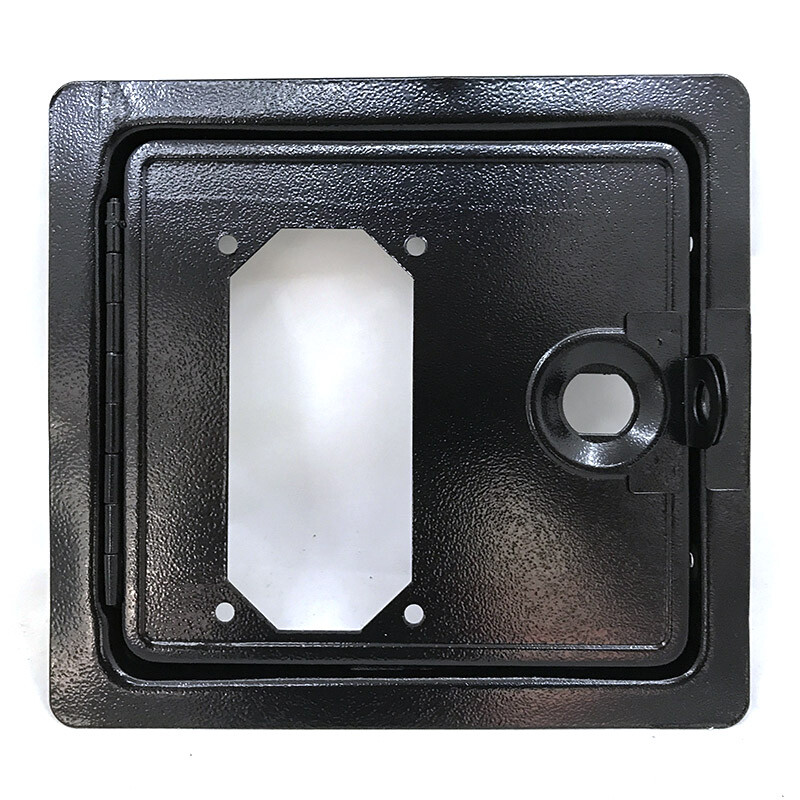 Vrata za kovanice gore/dolje Okretni stroj za prihvat kovanica Zabava Upravljana arkadna željezna crna kasa Vrata DIY dijelovi