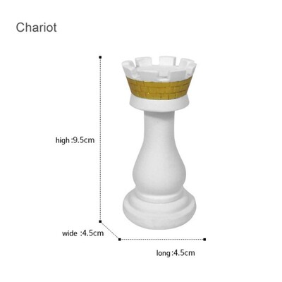 Νέα ρητίνη σκακιστικά κομμάτια Επιτραπέζια παιχνίδια Αξεσουάρ Διεθνή σκακιστικά ειδώλια Ρετρό διακόσμηση σπιτιού Μοντέρνα στολίδια σκακιού Ajedrez